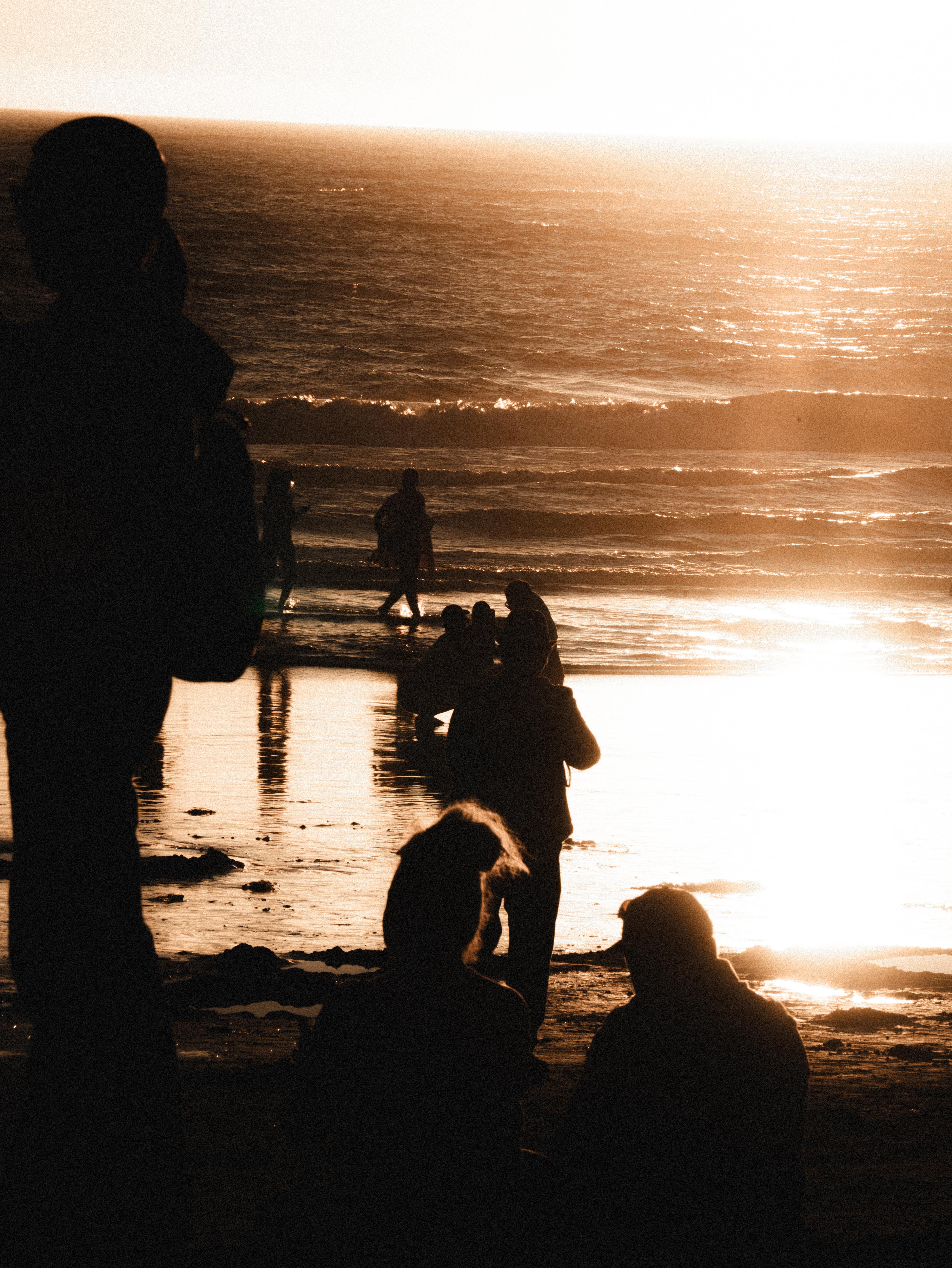 Santa Monica beach at sunset, photograph 4
