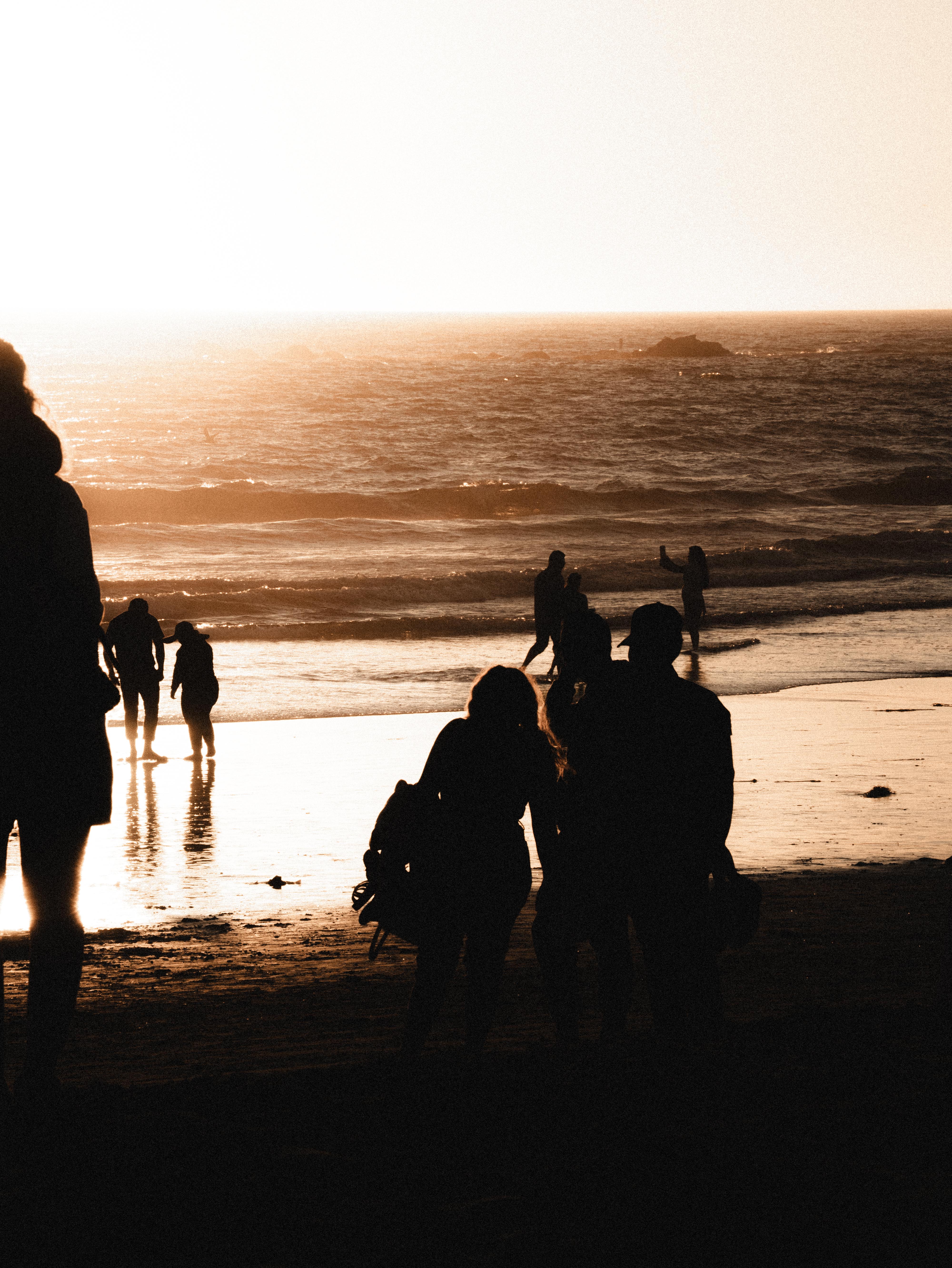 Santa Monica beach at sunset, photograph 6