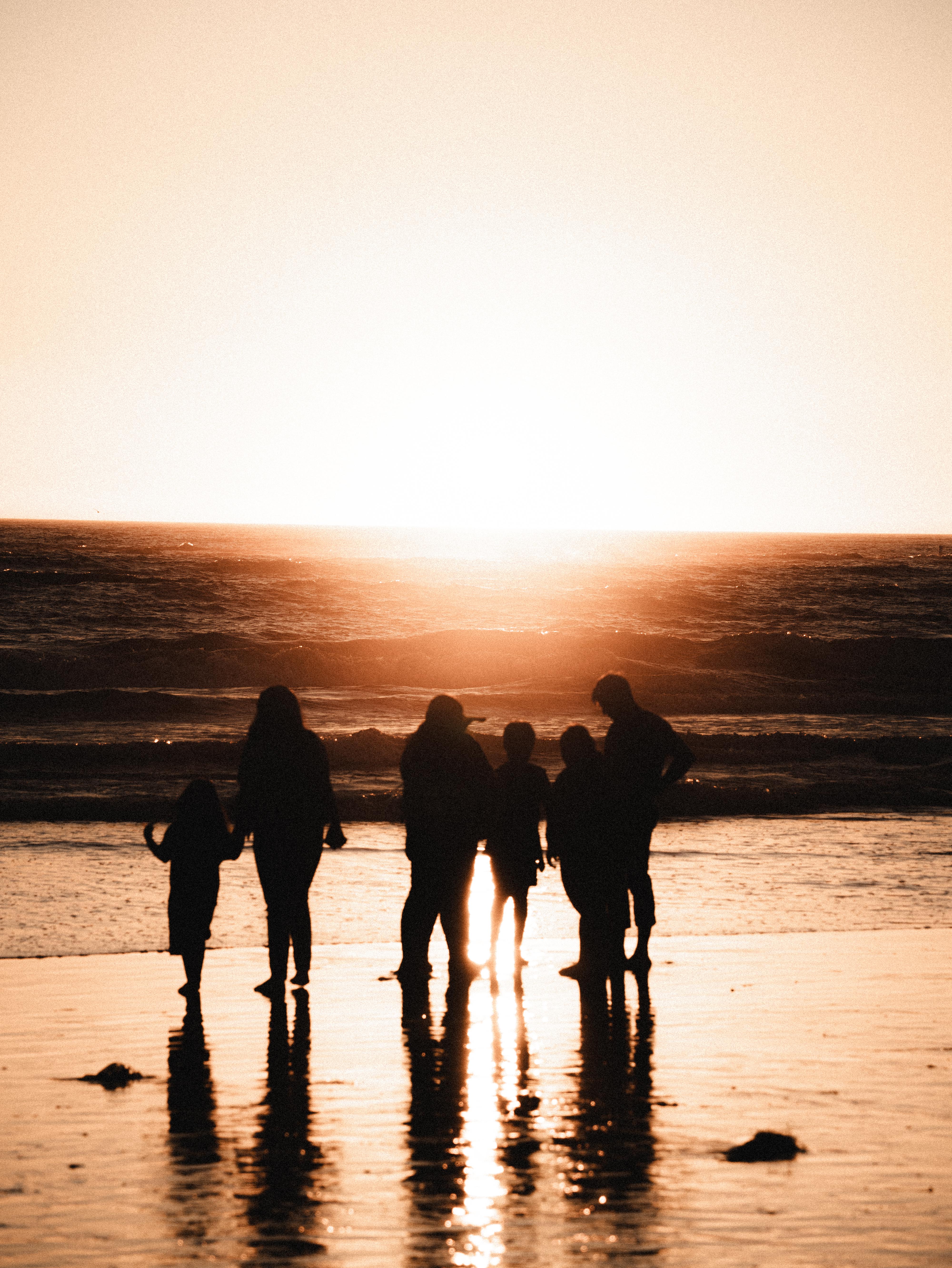 Santa Monica beach at sunset, photograph 7