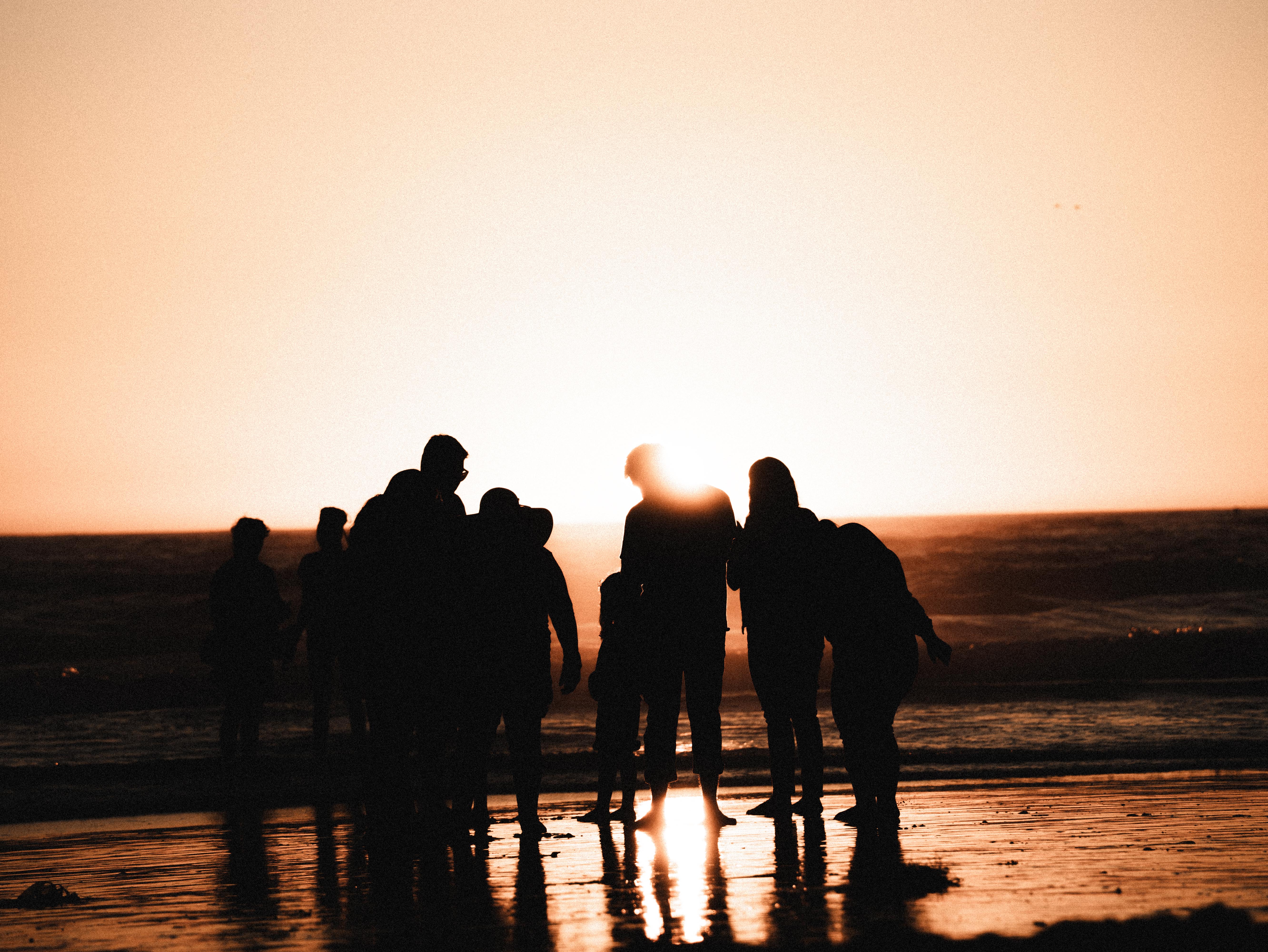Santa Monica beach at sunset, photograph 8